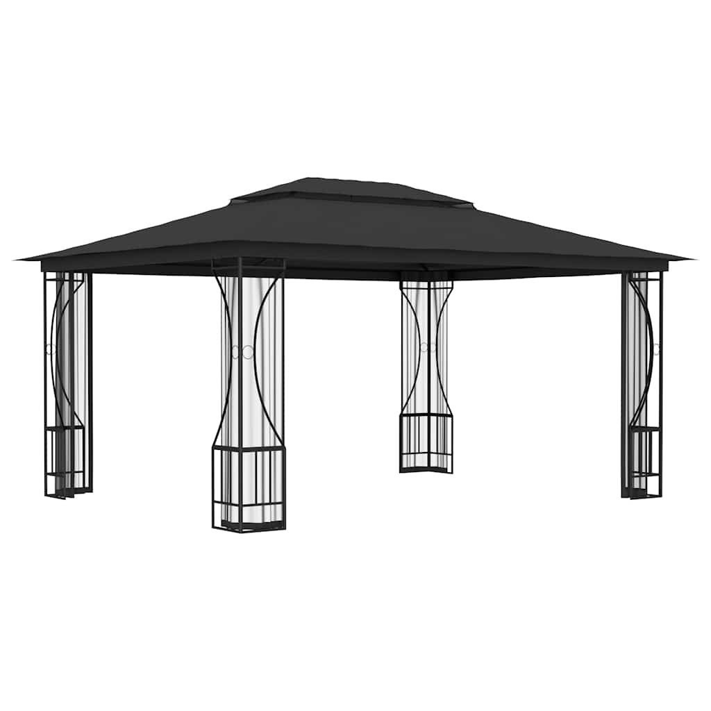 Arbor Vidaxl con redes 300x400x265 cm de antracita