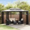 Arbor Vidaxl con redes 300x400x265 cm de antracita