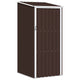 Vidaxl tuinschuur 87x98x159 cm gegalvaniseerd staal bruin