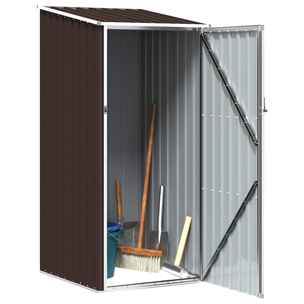 Vidaxl tuinschuur 87x98x159 cm gegalvaniseerd staal bruin