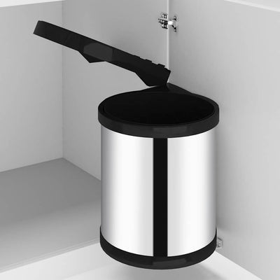Vidaxl Codice pieno di cucina piena di acciaio inossidabile a 12 L
