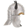 Vidaxl Viking Helmet Fantasy Larp Steel Silver Coloted
