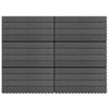 Vidaxl tegels 6 st 1m² 60x30 cm hkc grijs