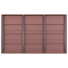 Vidaxl vloerelement voor solardouche 101x63x5,5 cm hkc bruin
