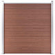 Vidaxl schutting 180x186 cm hkc bruin