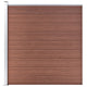 Valla VidaXL 175x186 cm HKC Marrón