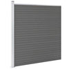 Valla Vidaxl 175x186 cm hkc gris