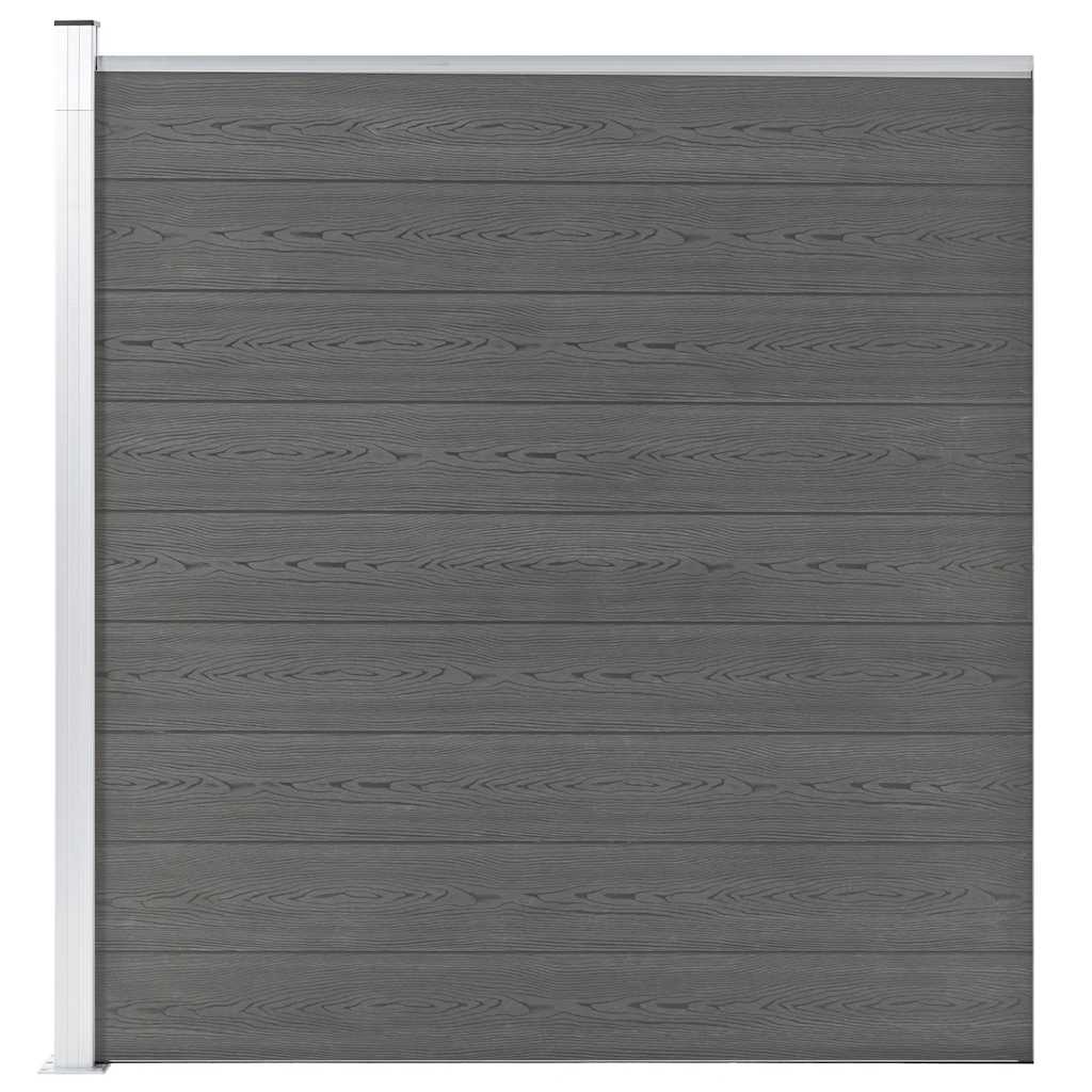 Valla Vidaxl 175x186 cm hkc gris