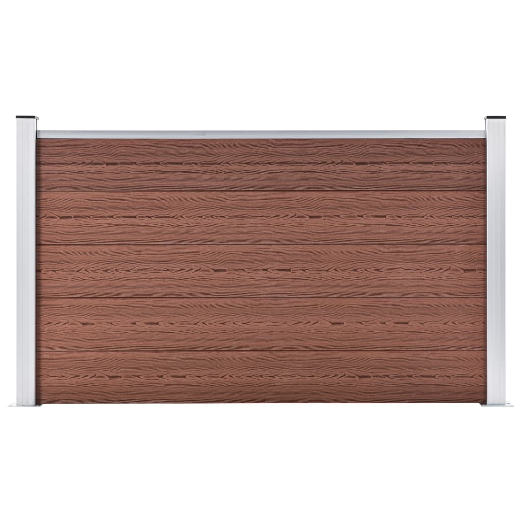 Valla VidaXL 180x105 cm HKC Marrón