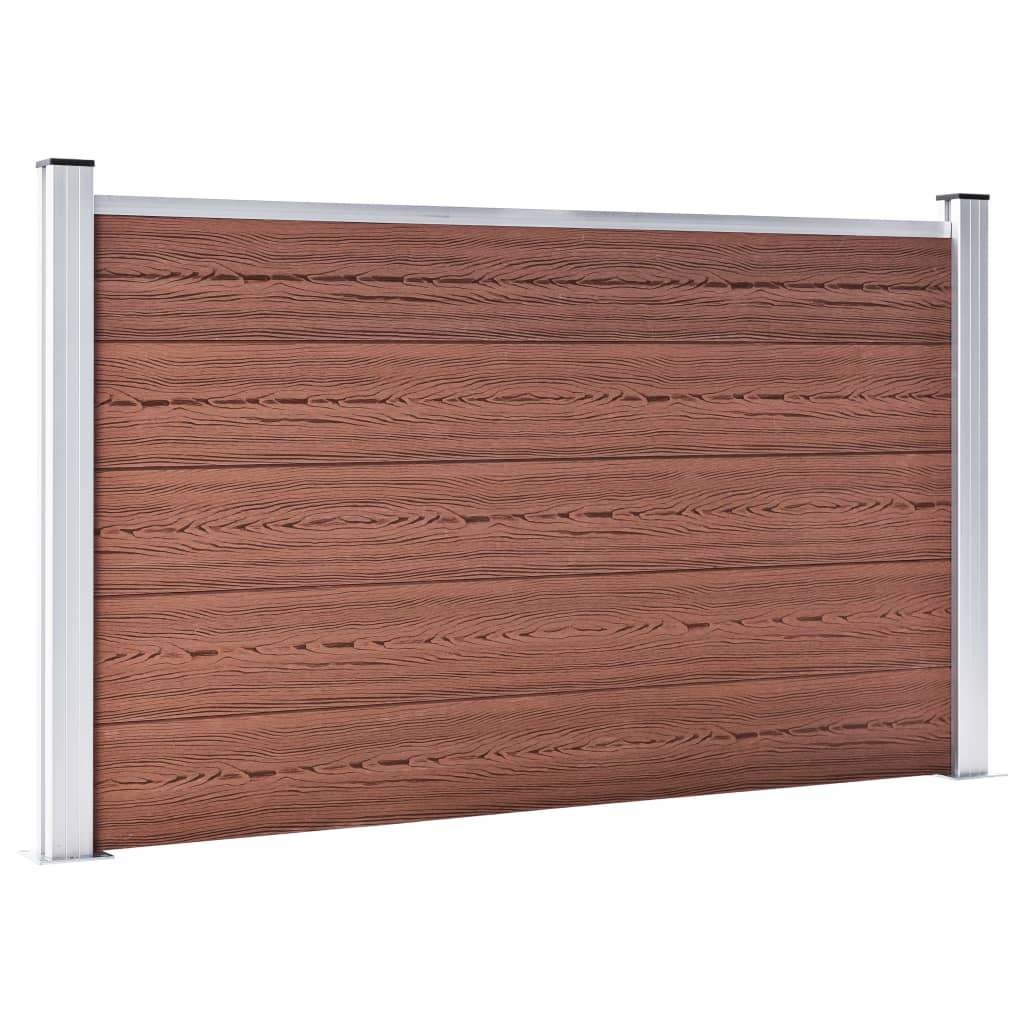 Valla VidaXL 180x105 cm HKC Marrón