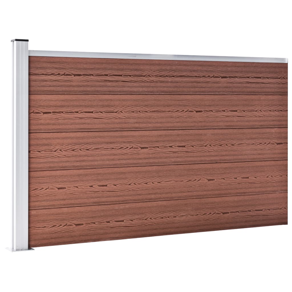 Valla VidaXL 175x105 cm hkc marrón