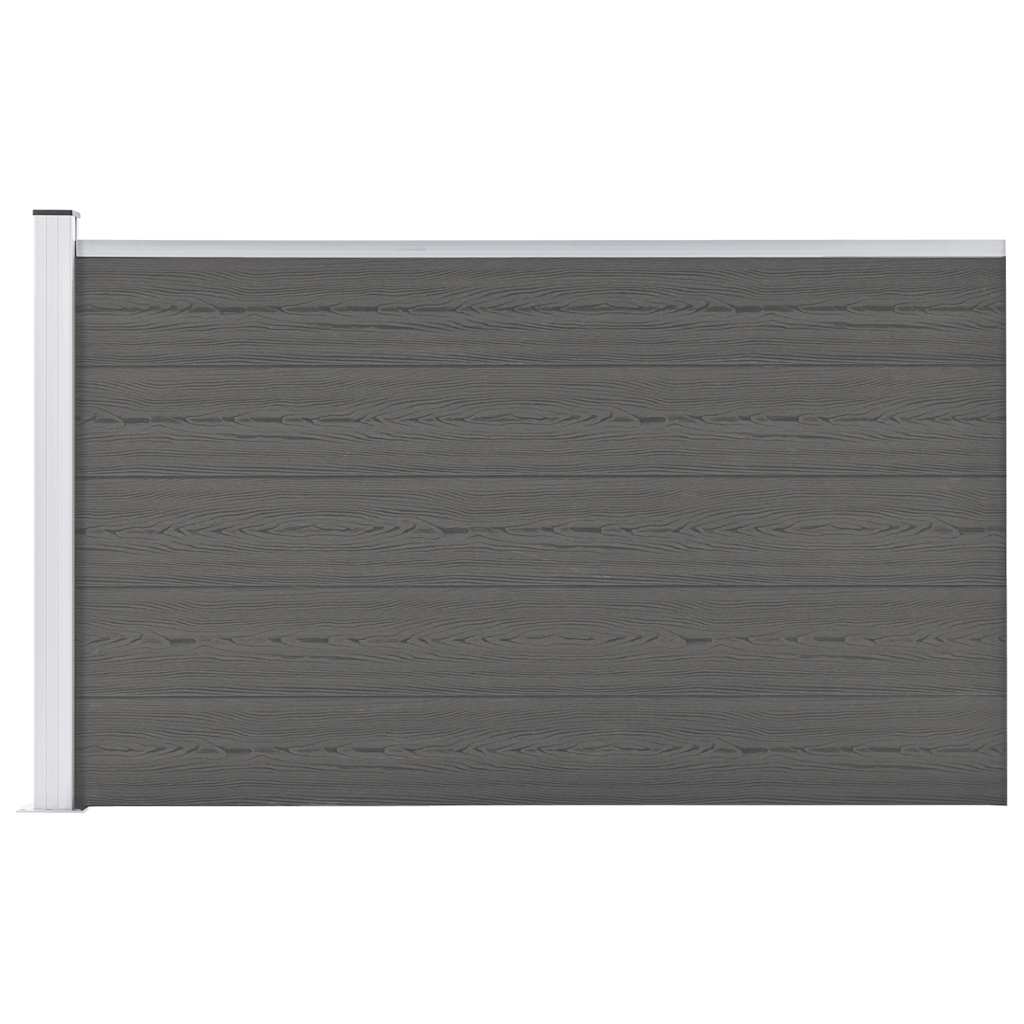 Valla VidaXL 175x105 cm HKC Gris