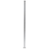 Vidaxl Postes de cerca 3 st 185 cm de aluminio