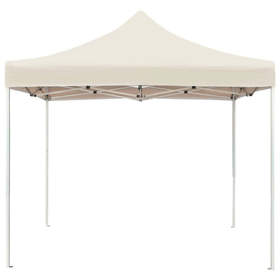 Vidaxl PartyTent professionalmente pieghevole 2x2 m Crema di alluminio