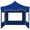 Vidaxl PartyTent plegable con paredes de 2x2 m de aluminio azul