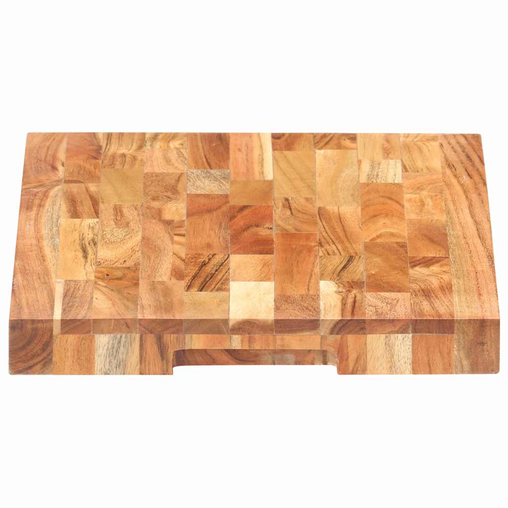 Vidaxl Hakblok 40x30x4 cm Acaciahout solido