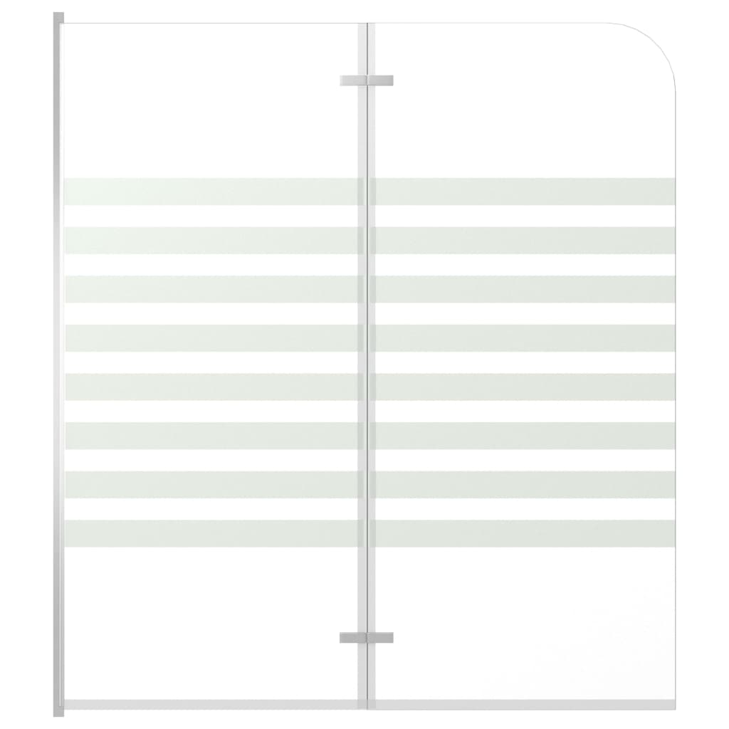 Vidaxl Bath Wall Rayado de 120x140 cm de vidrio endurecido
