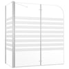 Vidaxl Bath Wall Strip 120x68x130 cm de vidrio endurecido