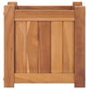 Vidaxl plantenbak verhoogd 30x30x30 cm massief teakhout