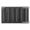 Vidaxl poort 100x60 cm hkc grijs