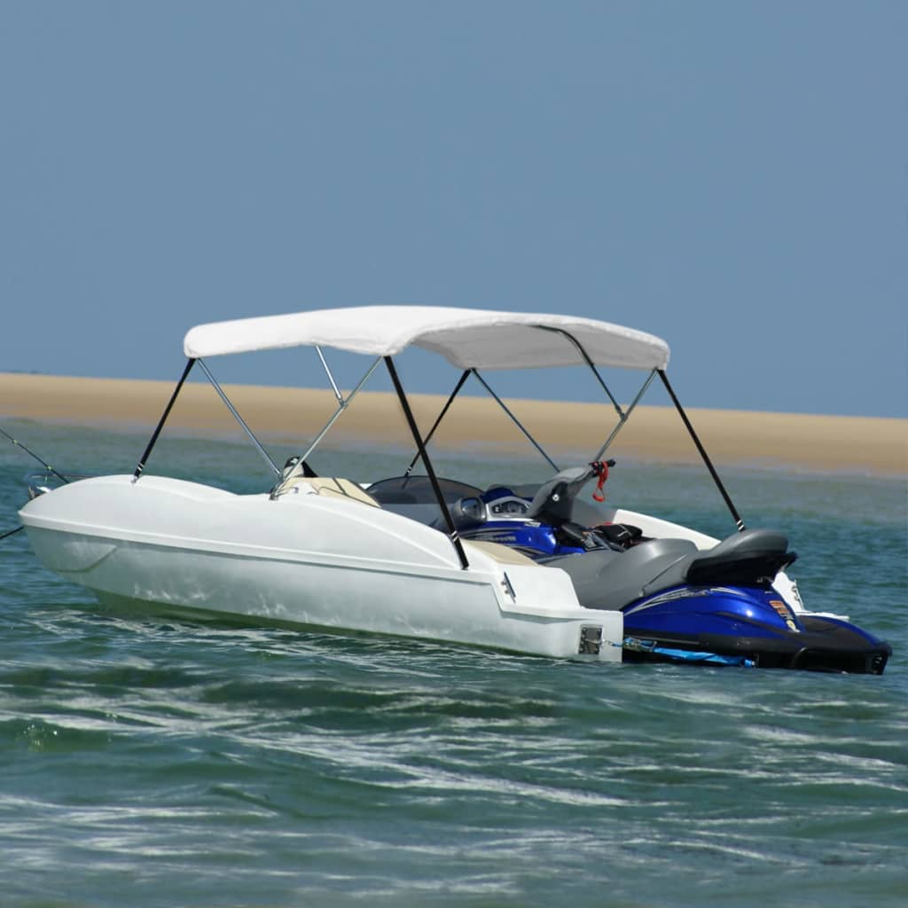Vidaxl biminitop 3-boogs 183x160x137 cm blanco