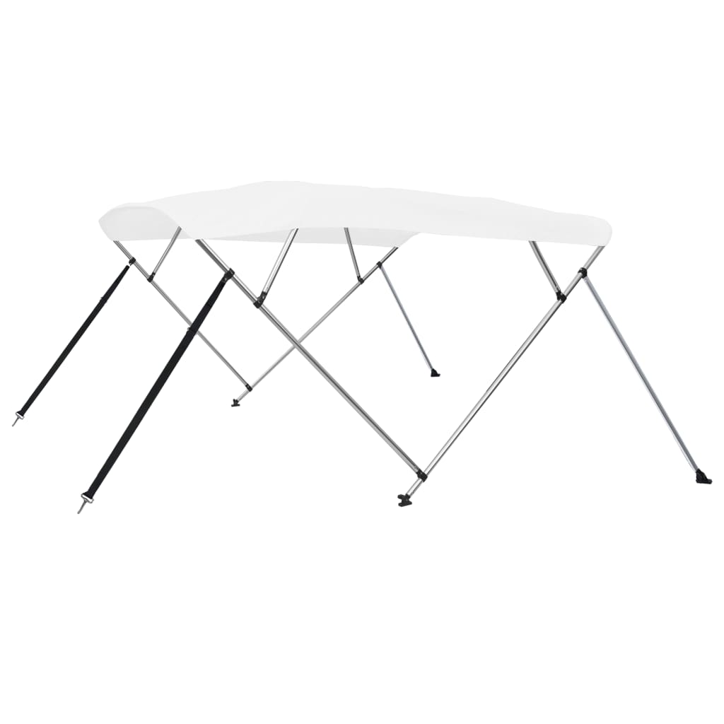 Vidaxl Biminitop 4-boogs 243x196x137 cm bianco