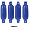 Vidaxl Bootstoot Cushions 4 PCS 41x11.5 CM PVC Azul