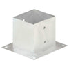Vidaxl paalankers 4 st 141 mm gegalvaniseerd metaal