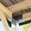 Collegamenti per pile Vidaxl 4 PC-Y-forma 71x71 mm Galvanized Metal