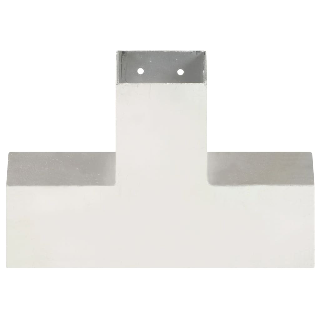 Vidaxl Conexión Pale X-Wape 81x81 mm de metal galvanizado
