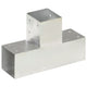 Vidaxl Conexión T-forma t de 91x91 mm de metal galvanizado