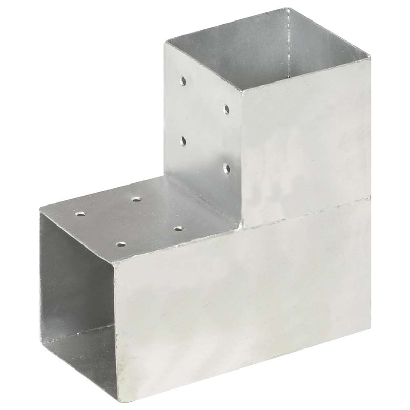 Vidaxl Conexión Pale L Saper 101x101 mm de metal galvanizado