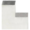 Vidaxl Conexión Pale L Saper 101x101 mm de metal galvanizado