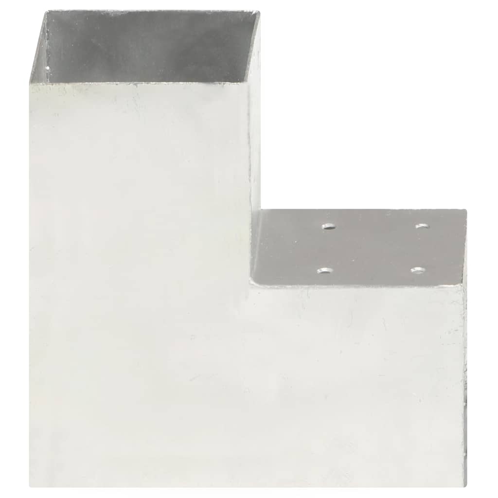 Vidaxl Conexión Pale L Saper 101x101 mm de metal galvanizado