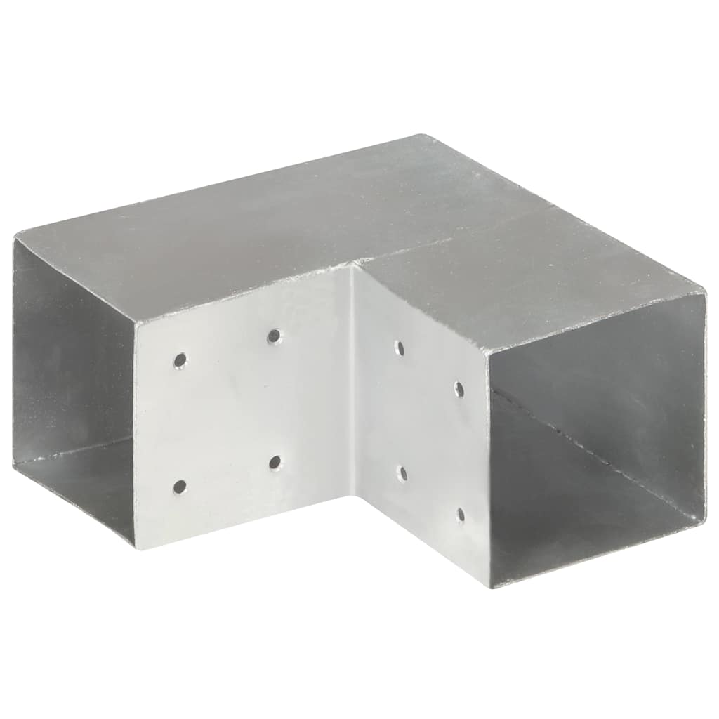 Vidaxl Conexión Pale L Saper 101x101 mm de metal galvanizado