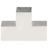 Conexiones de pila Vidaxl 4 ST T.Tape 101x101 mm de metal galvanizado