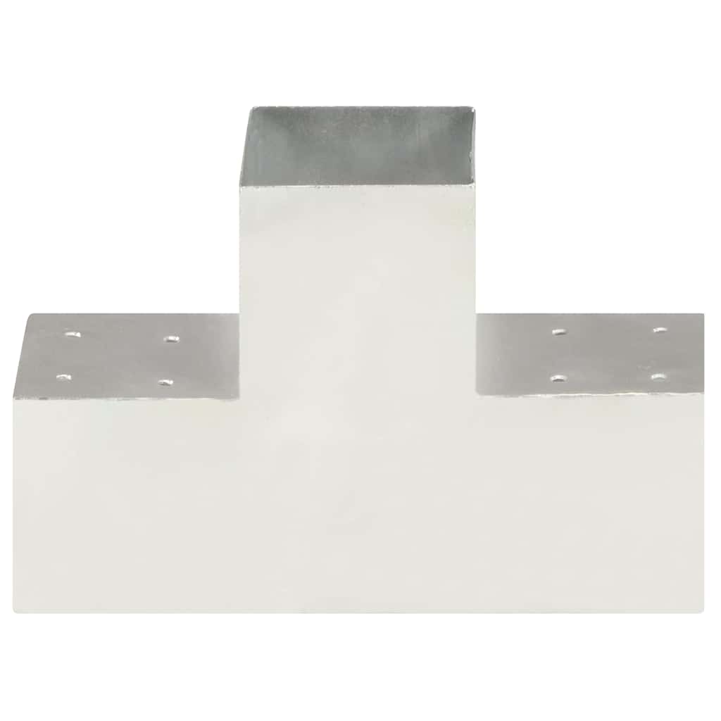Conexiones de pila Vidaxl 4 ST T.Tape 101x101 mm de metal galvanizado