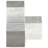 Conexión de pila Vidaxl en forma de Y 101x101 mm de metal galvanizado
