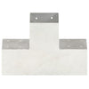 Vidaxl Conexión Pale X-Wape 101x101 mm de metal galvanizado