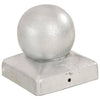 Vidaxl Pilation Capys 6 St Bol 71x71 mm de metal galvanizado