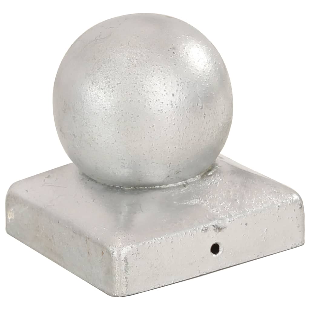 Vidaxl Pilation Capys 6 St Bol 71x71 mm de metal galvanizado