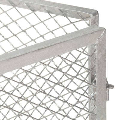Vidaxx contenedor de compost 85x85x70 cm acero galvanizado