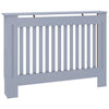 Vidaxl radiatorombouw 112x19x81,5 cm mdf grijs