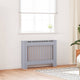 Vidaxl radiatorombouw 112x19x81,5 cm mdf grijs