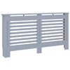 Vidaxl Construcción del radiador 152x19x81.5 cm Mdf antracita