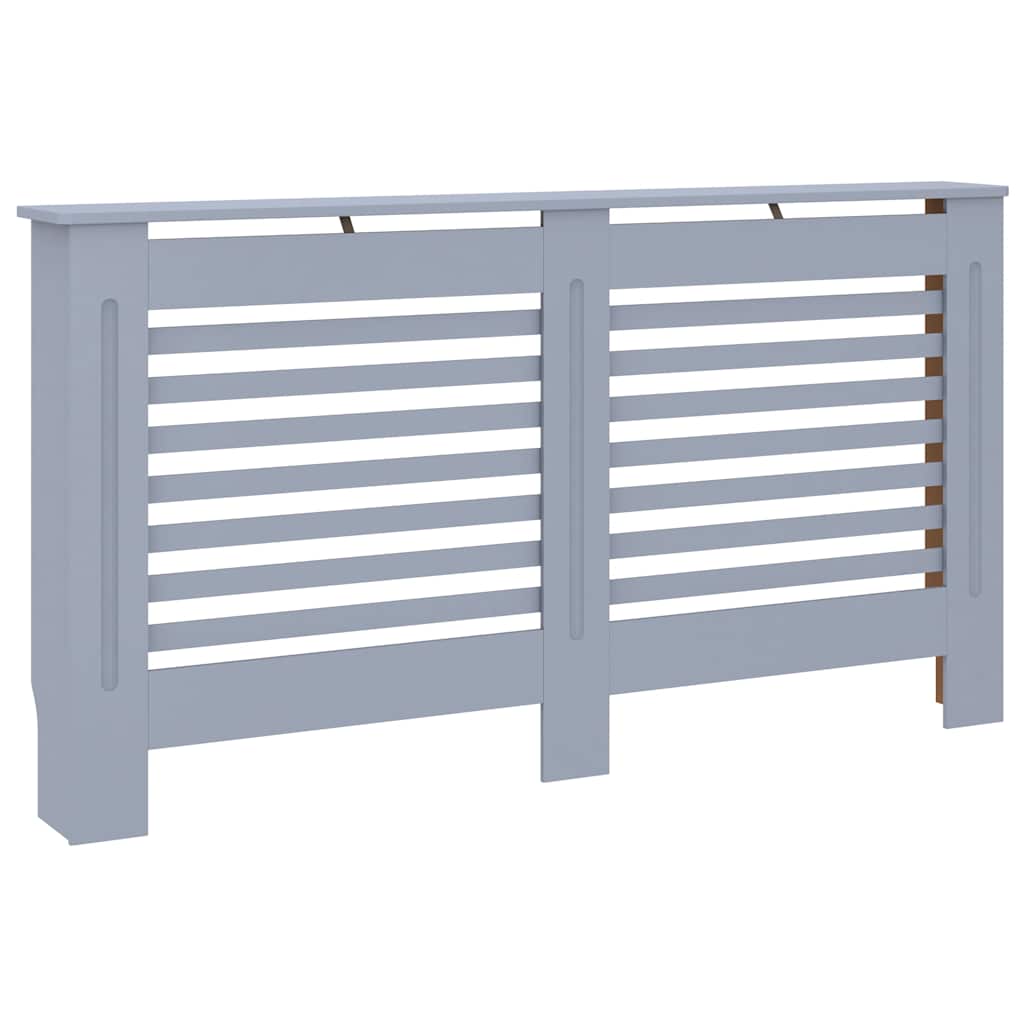 Vidaxl Construcción del radiador 152x19x81.5 cm Mdf antracita