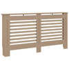 Vidaxl Construcción del radiador 152x19x81.5 cm MDF