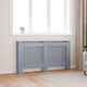 Vidaxl Construcción del radiador 152x19x81.5 cm Mdf antracita