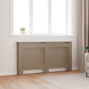 Vidaxl Construcción del radiador 152x19x81.5 cm MDF