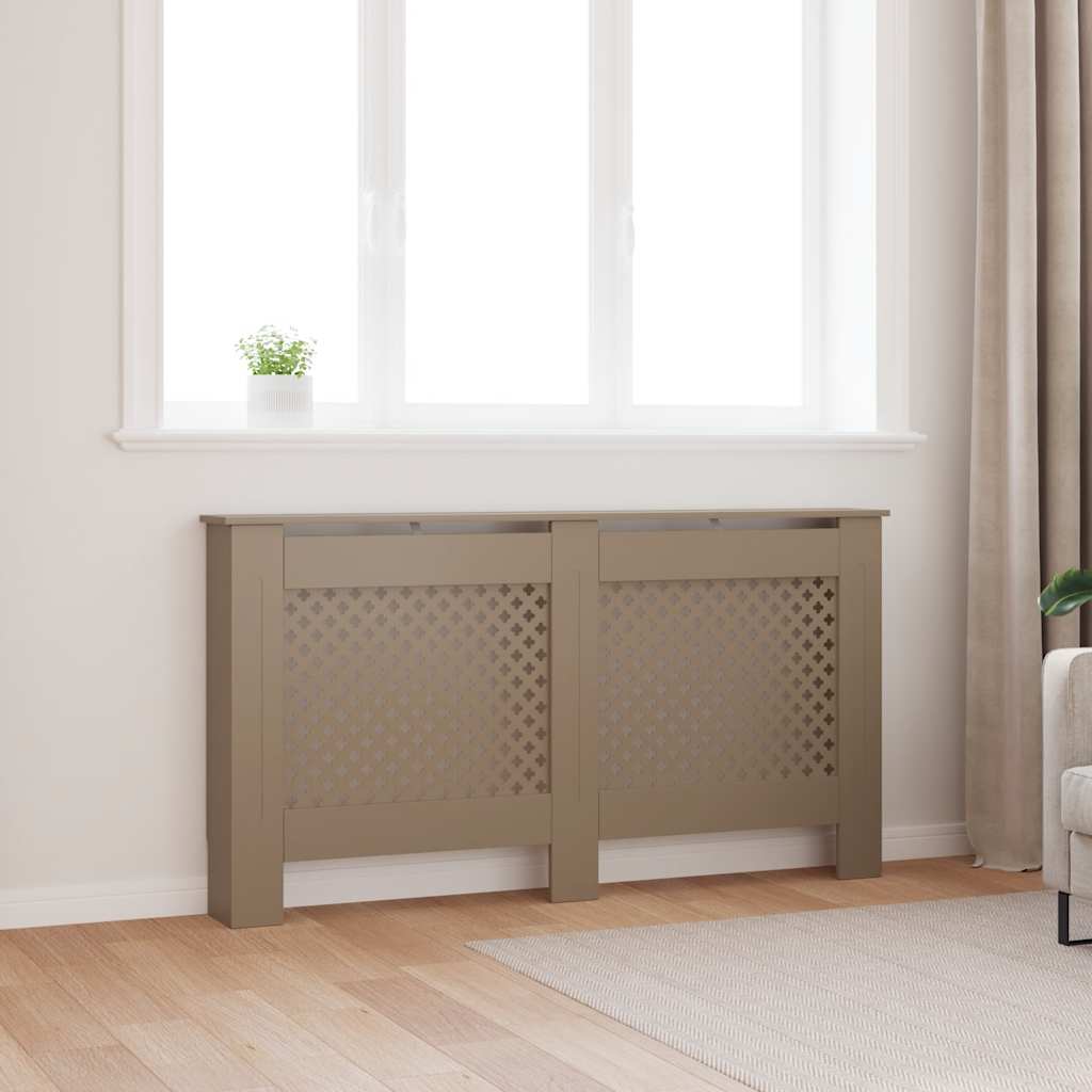Vidaxl Construcción del radiador 152x19x81.5 cm MDF
